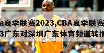 cba夏季联赛2023,CBA夏季联赛2023广东对深圳广东体育频道转播吗